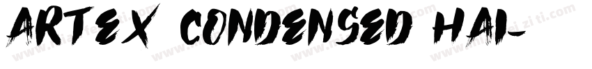 Artex Condensed Hai字体转换